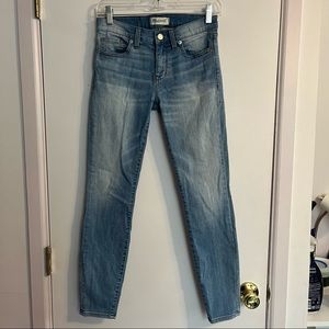 Madewell | Medium Wash Skinny Skinny Slimming Denim Jeans Summer Spring Fall